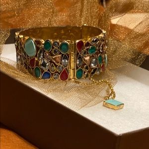 Kundan feroza multi stones Bangal